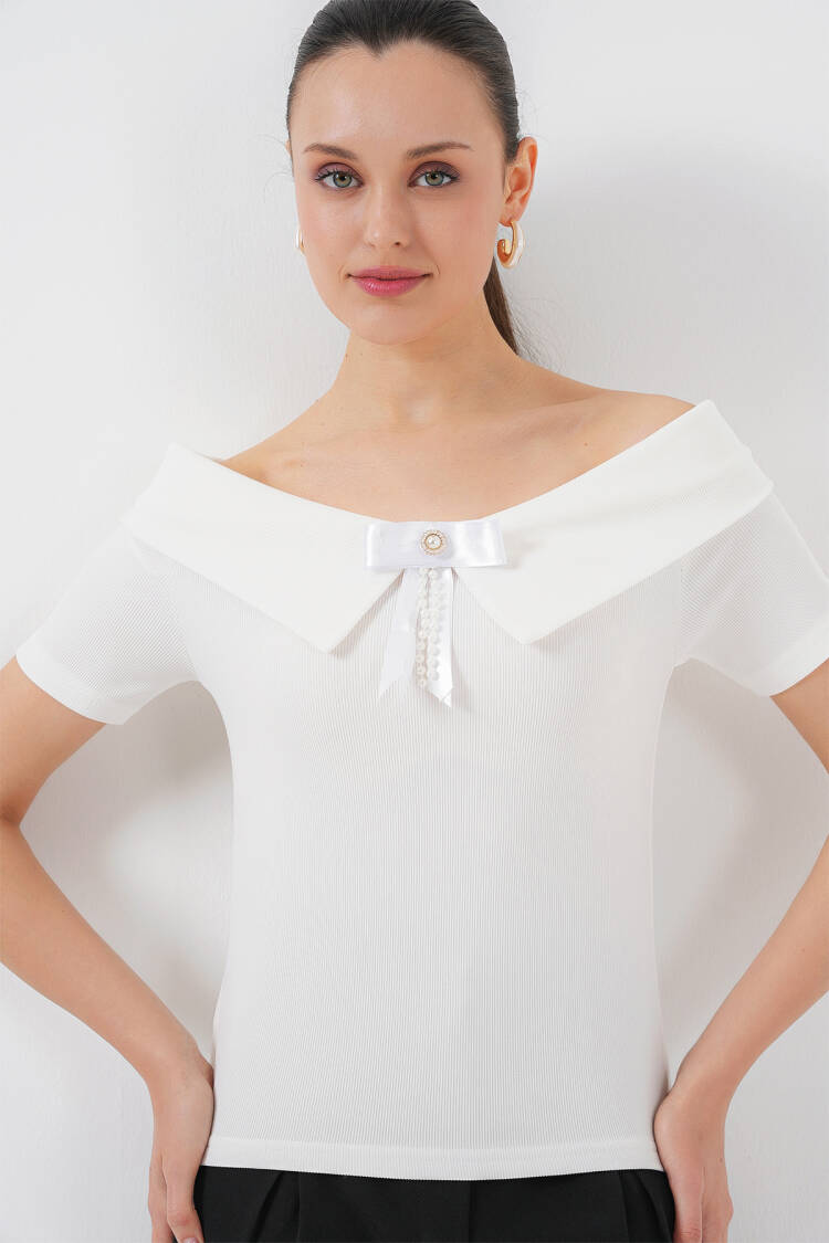 Elegant Slim Fit Off Shoulder Blouse - Brand: Bigdart - Women & Kids, Baby Clothes Wholesale - Globality Store