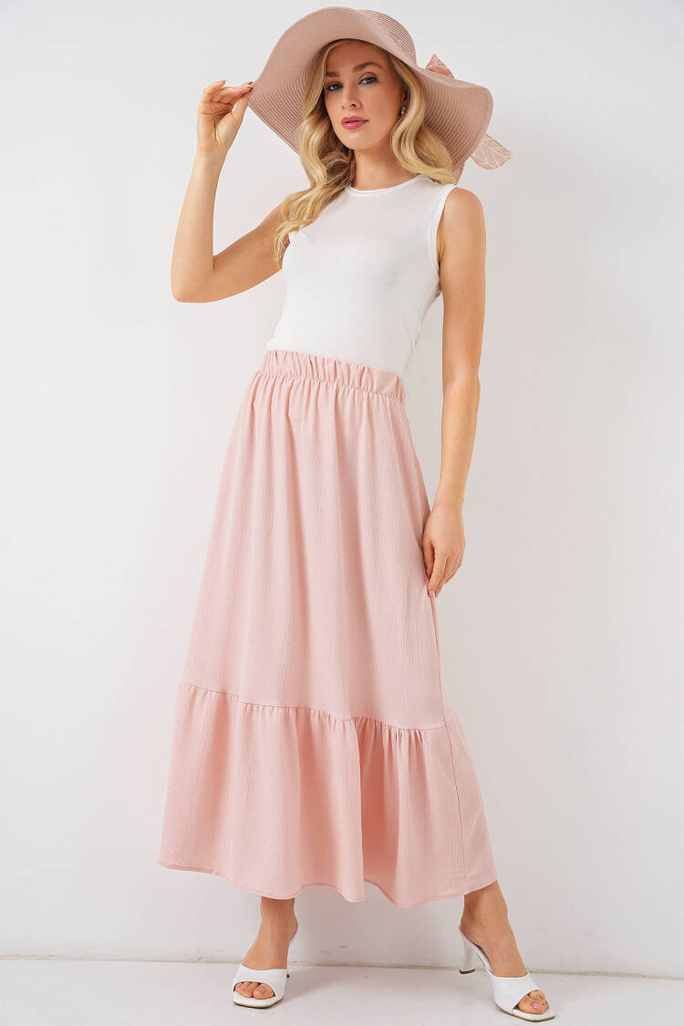 Layered Maxi Skirt With High Waist - Brand: Bigdart - Women & Kids, Baby Clothes Wholesale - Globality Store