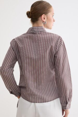 Striped Polo Neck Shirt - Brand: Levure - Women & Kids, Baby Clothes Wholesale - Globality Store