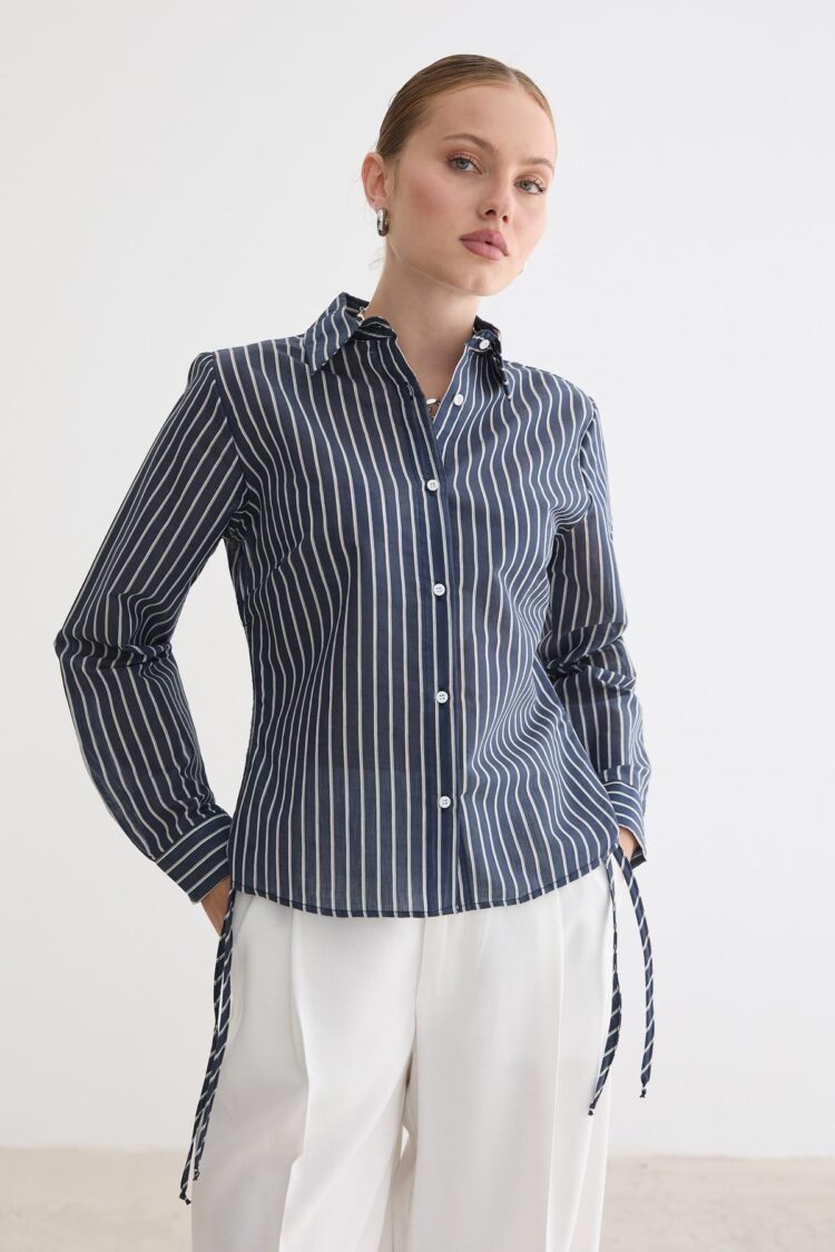 Striped Formal Buttoned Shirt
