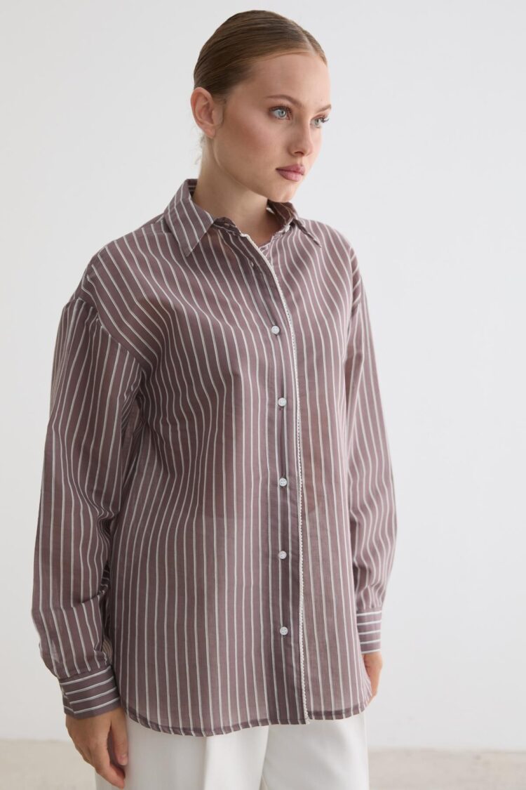 Striped Casual Formal Shirt
