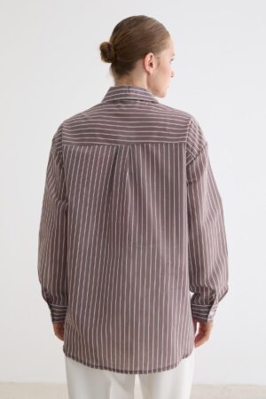 Striped Casual Formal Shirt - Brand: Levure - Women & Kids, Baby Clothes Wholesale - Globality Store