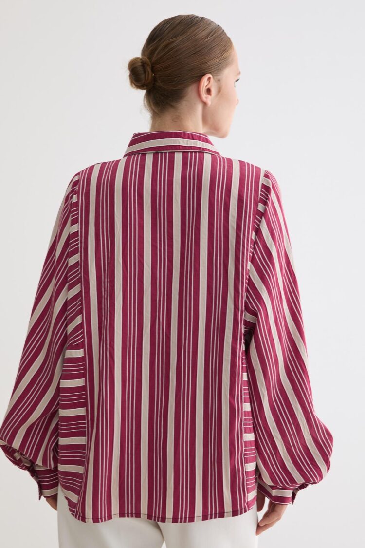 Striped Casual Oversized Shirt