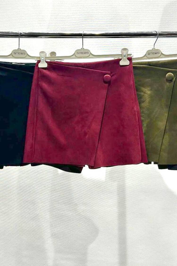 Black High Waist Mini Wrap Skirt - Brand: STEPS - Women & Kids, Baby Clothes Wholesale - Globality Store