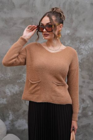 Sweater With Round Neck And Long Sleeves - Brand: My Jest Fashion - Women & Kids, Baby Clothes Wholesale - Globality Store