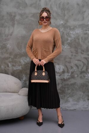 Sweater With Round Neck And Long Sleeves - Brand: My Jest Fashion - Women & Kids, Baby Clothes Wholesale - Globality Store