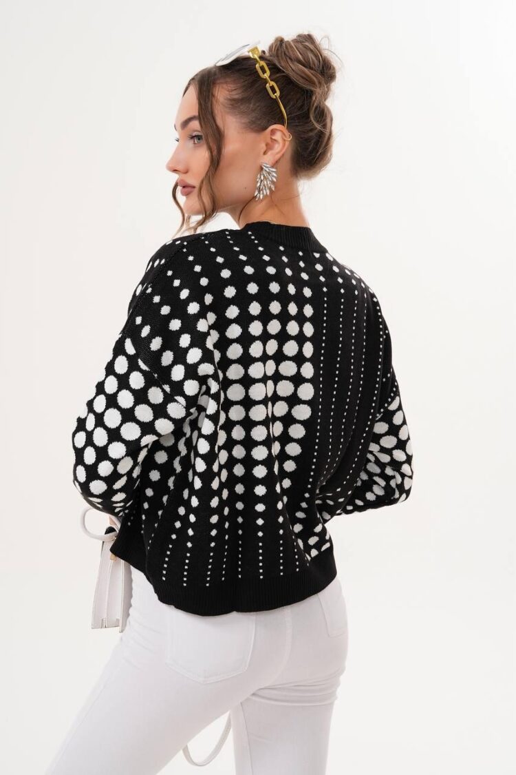 Oversized Polka Dot Sweater