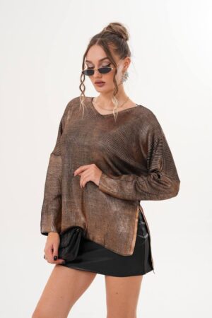 Striped Oversized Fit Sweater - Brand: My Jest Fashion - Women & Kids, Baby Clothes Wholesale - Globality Store
