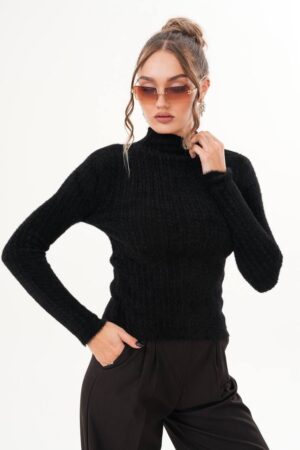 Elegant Slim Fit High Neck Sweater - Brand: My Jest Fashion - Women & Kids, Baby Clothes Wholesale - Globality Store