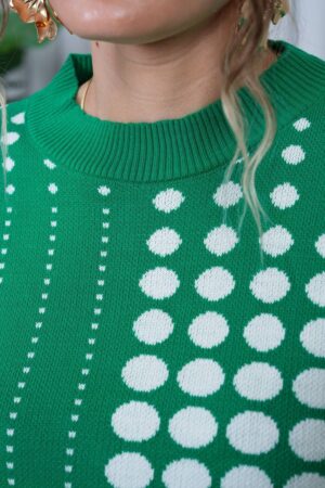 Polka Dot Oversized Fit Sweater - Brand: My Jest Fashion - Women & Kids, Baby Clothes Wholesale - Globality Store