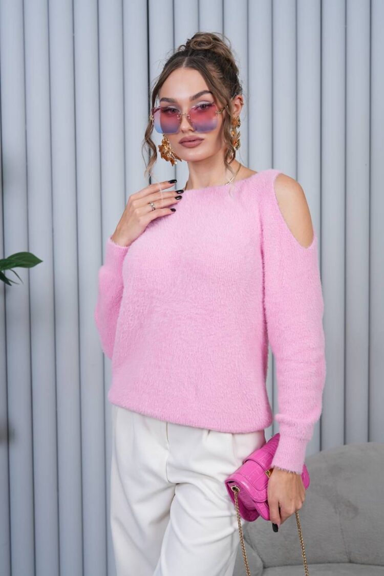 Sweater With Long Sleeves And Round Neck