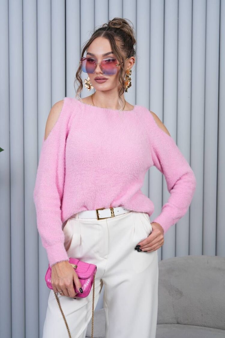 Sweater With Long Sleeves And Round Neck