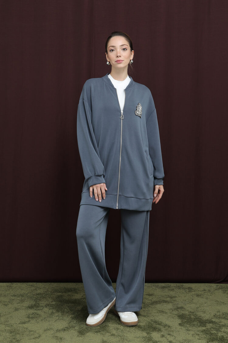 Blue Casual Sport Modest Set - Brand: Puane - Women & Kids, Baby Clothes Wholesale - Globality Store