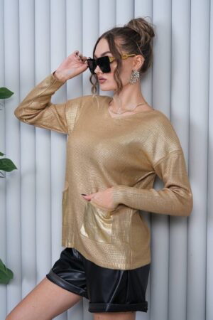 Sweater Oversized V-Neck Long Sleeve Casual - Brand: My Jest Fashion - Women & Kids, Baby Clothes Wholesale - Globality Store