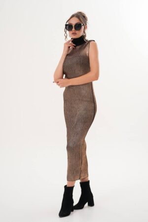 Black Striped Elegant Bodycon Dress - Brand: My Jest Fashion - Women & Kids, Baby Clothes Wholesale - Globality Store
