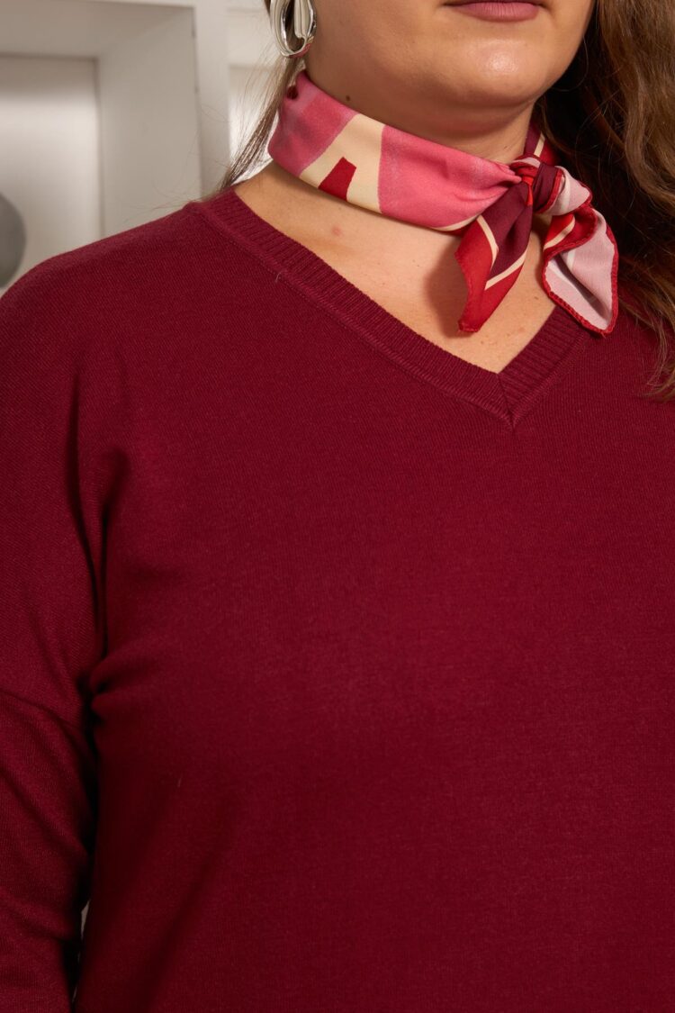 Sweater Plus Size Casual Elegant