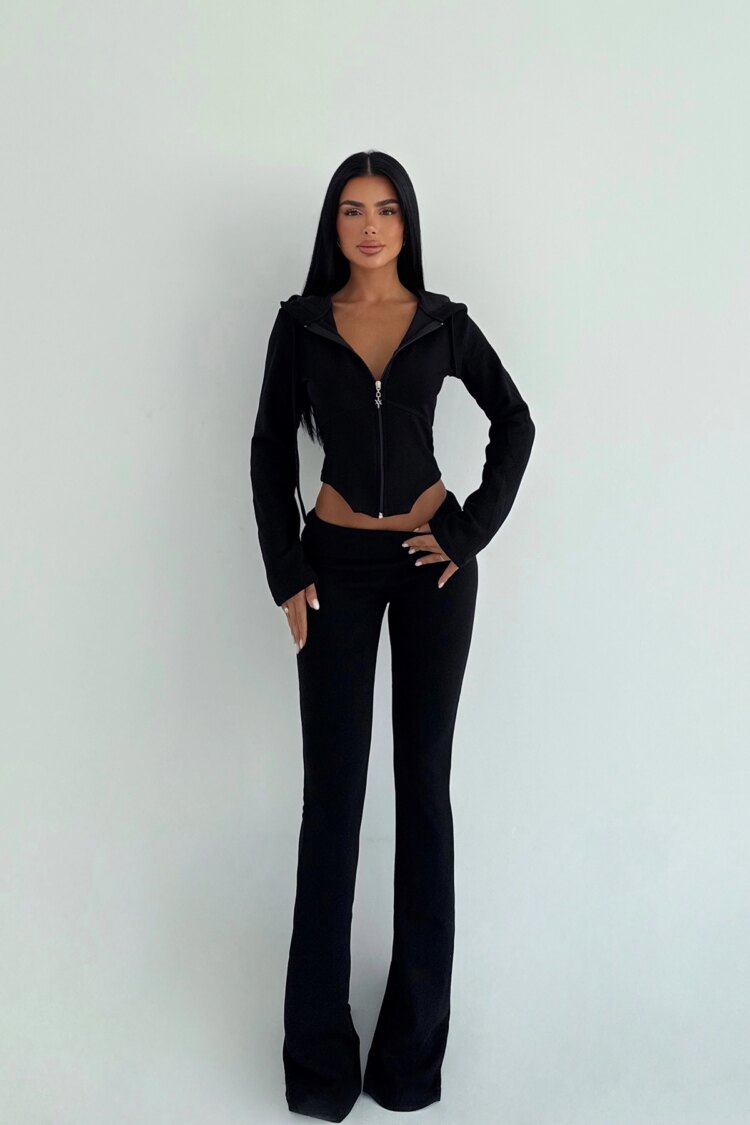 Fitted Flare Leg Suit