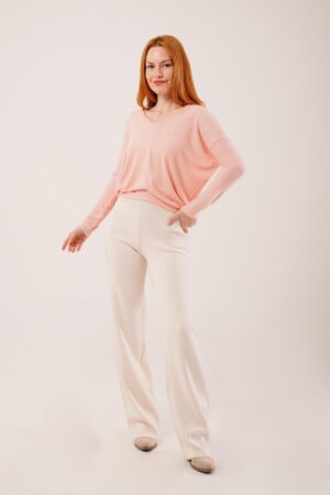 Beige Palazzo Pants High Waist Wide Leg - Brand: Lustrin - Women & Kids, Baby Clothes Wholesale - Globality Store