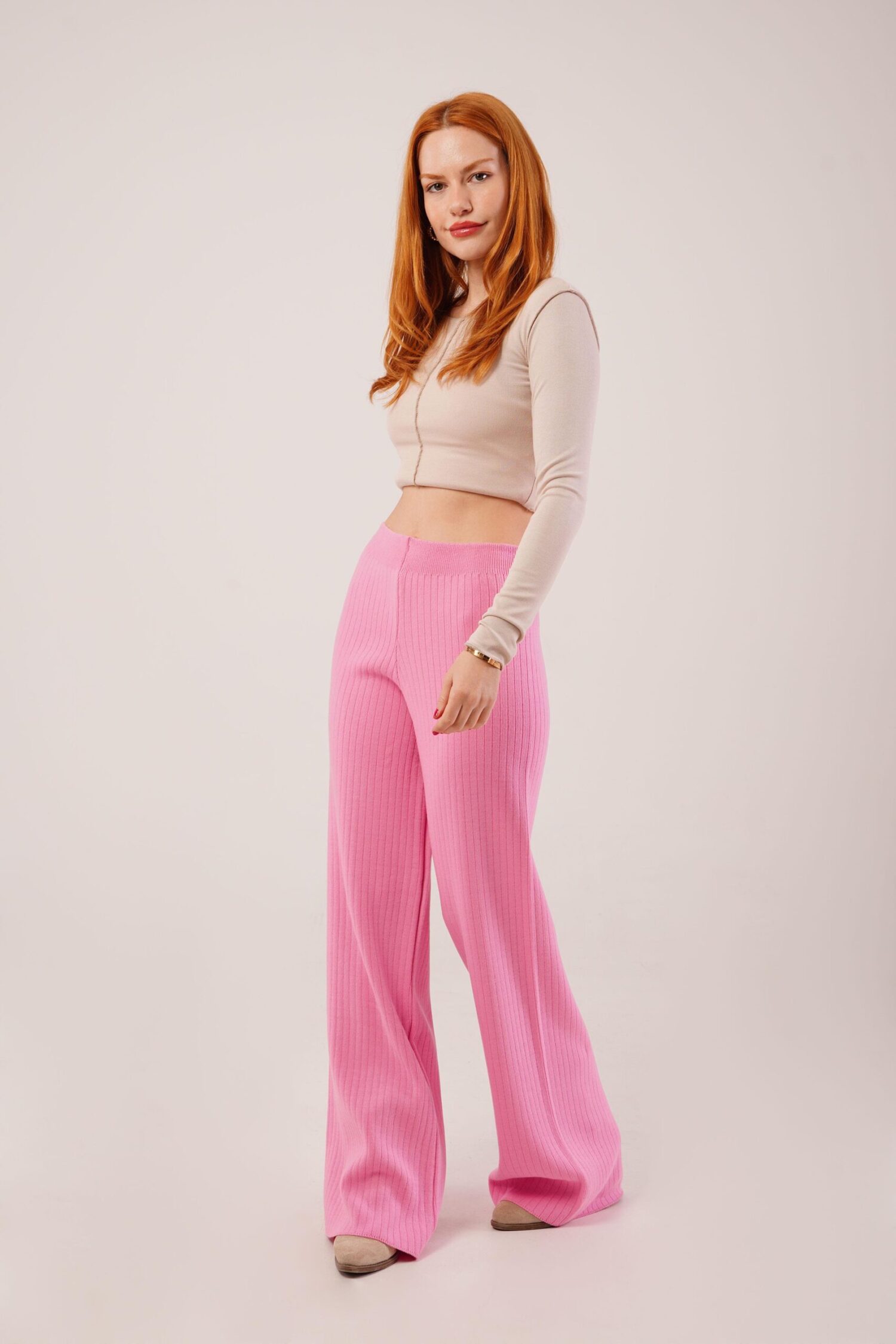 Casual Striped Palazzo Pants - Brand: Lustrin - Women & Kids, Baby Clothes Wholesale - Globality Store