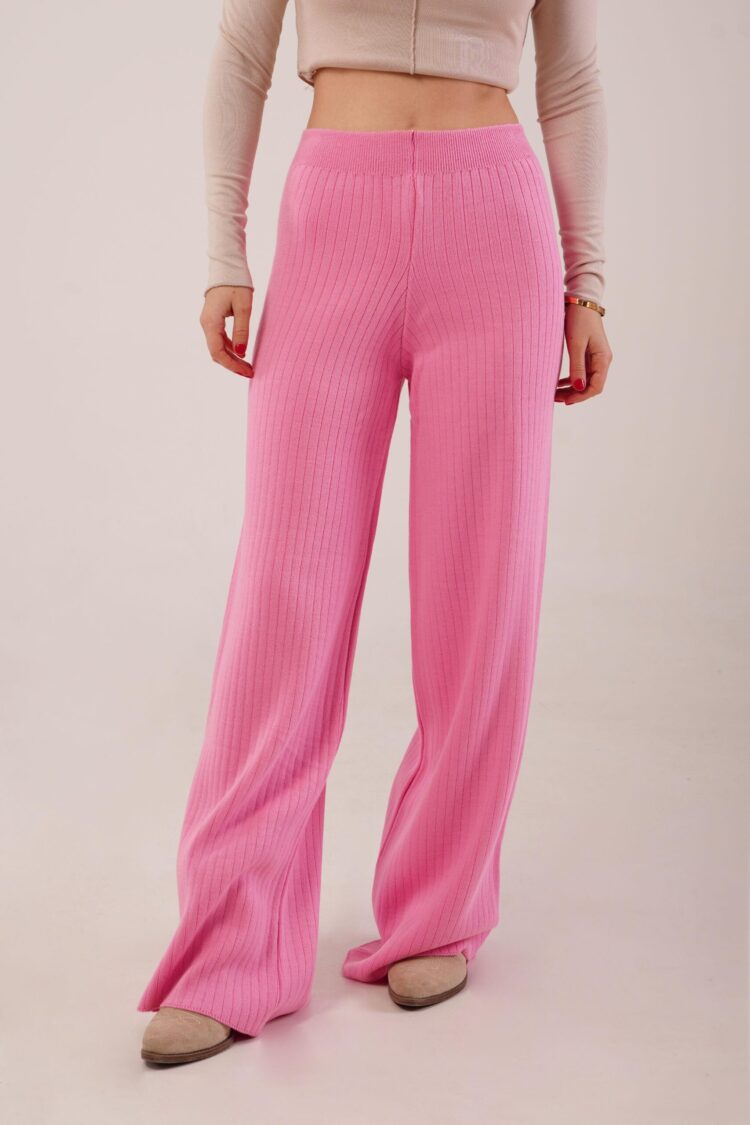 Casual Striped Palazzo Pants