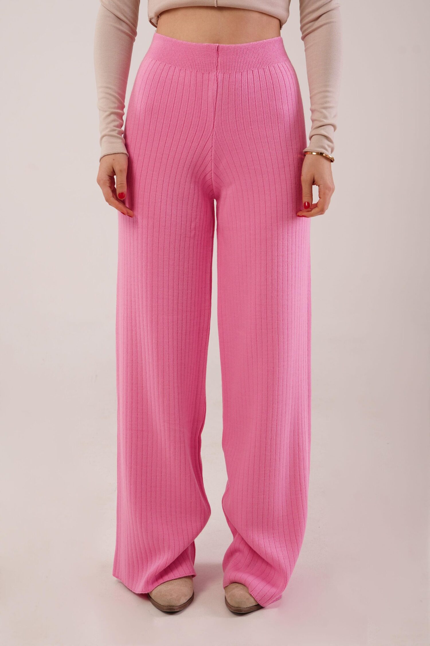 Casual Striped Palazzo Pants - Brand: Lustrin - Women & Kids, Baby Clothes Wholesale - Globality Store