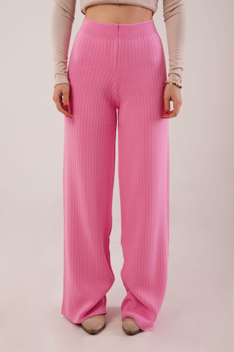 Casual Striped Palazzo Pants