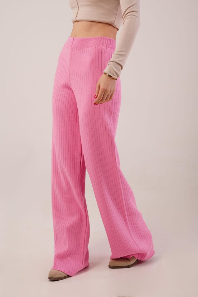 Casual Striped Palazzo Pants