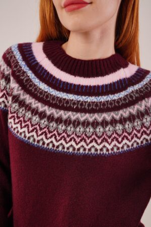 Sweater With Checkered Pattern - Brand: Lustrin - Women & Kids, Baby Clothes Wholesale - Globality Store