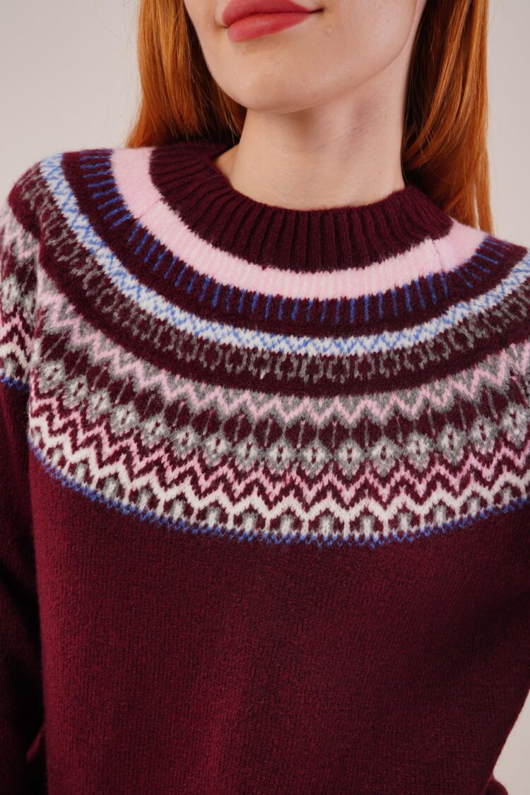 Sweater With Checkered Pattern