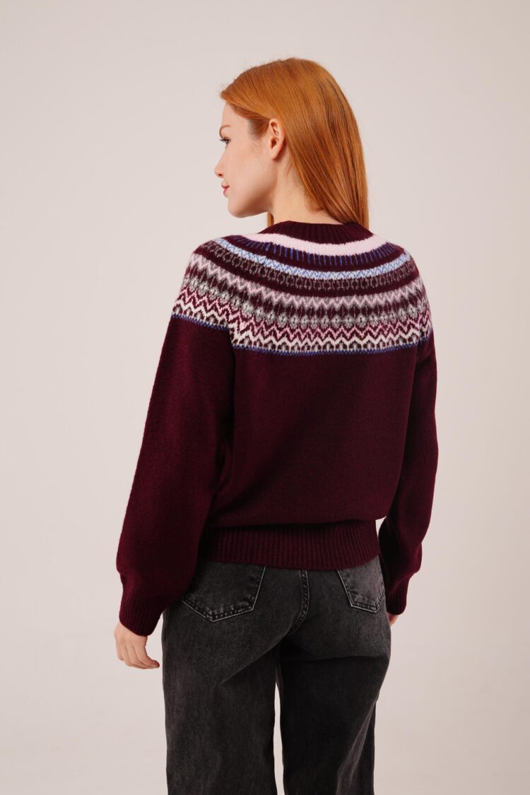 Sweater With Checkered Pattern