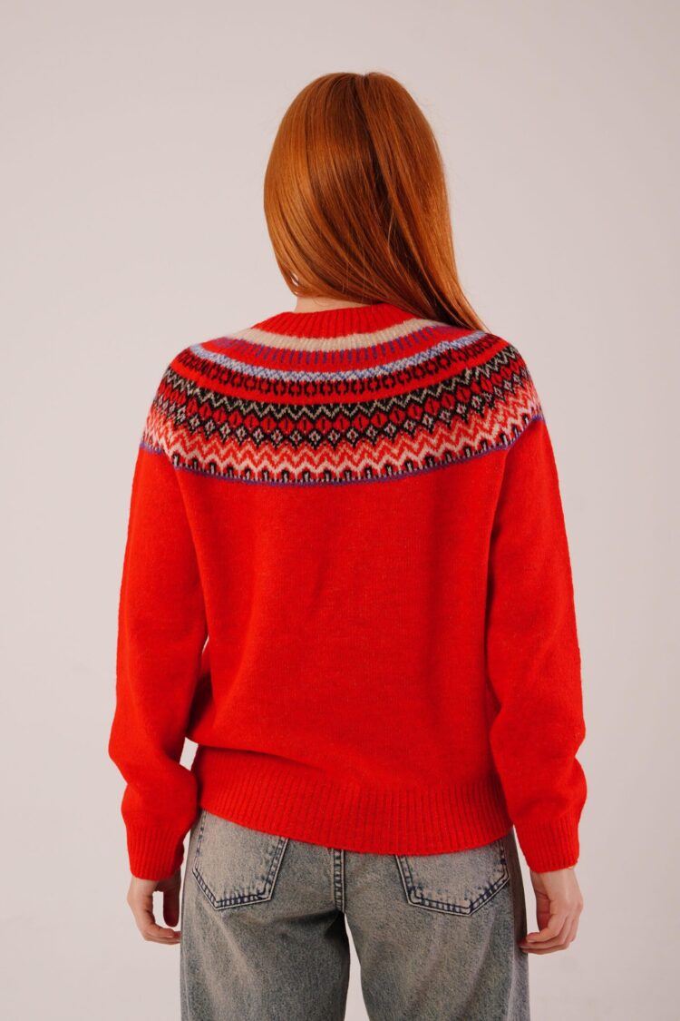Sweater With Crew Neck And Long Sleeves