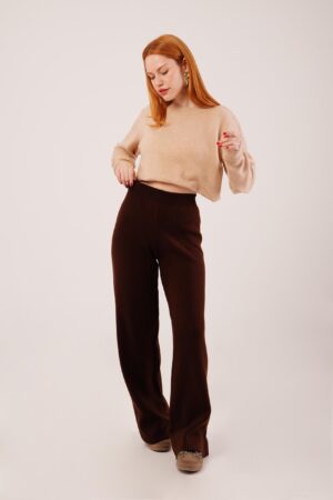 Striped Palazzo Pants With High Waist - Brand: Lustrin - Women & Kids, Baby Clothes Wholesale - Globality Store