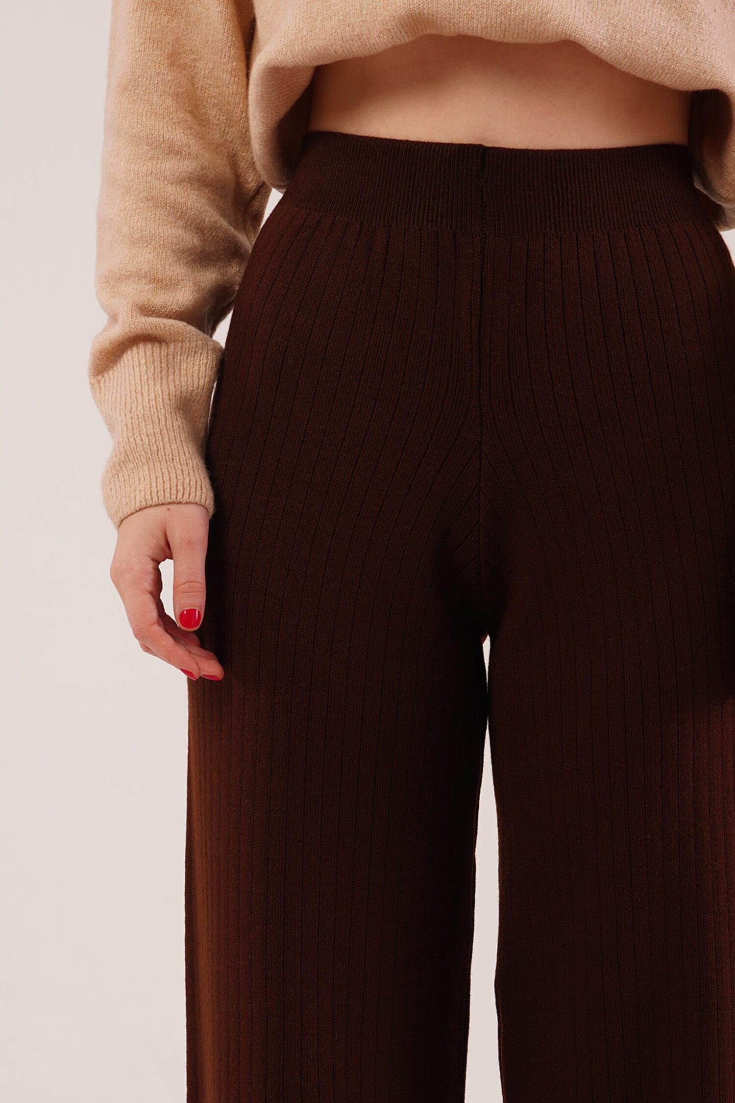 Striped Palazzo Pants With High Waist - Brand: Lustrin - Women & Kids, Baby Clothes Wholesale - Globality Store