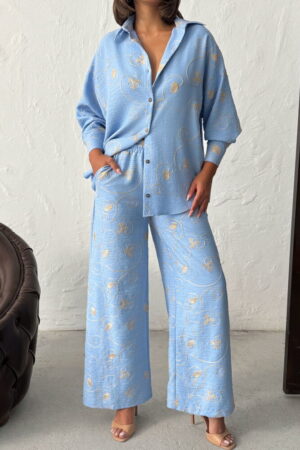 Elegant Casual Boho Palazzo Pants - Brand: Topshow - Women & Kids, Baby Clothes Wholesale - Globality Store