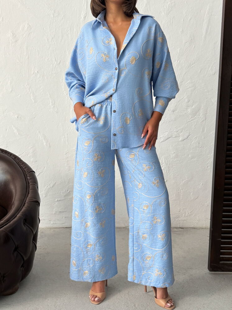 Elegant Casual Boho Palazzo Pants