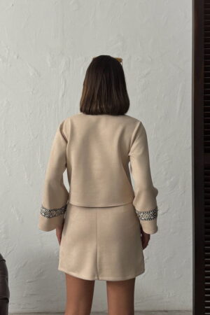 Beige Ethnic Casual Elegant Mini Bodycon Skirt - Brand: Topshow - Women & Kids, Baby Clothes Wholesale - Globality Store