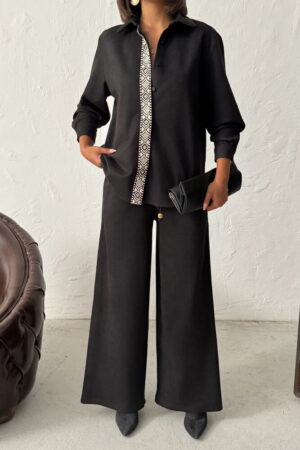 Elegant Formal Vintage Palazzo Pants - Brand: Topshow - Women & Kids, Baby Clothes Wholesale - Globality Store