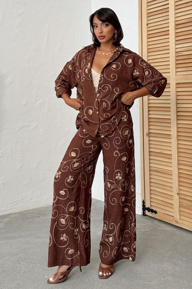 Ethnic Buttoned Palazzo Pants - Brand: Topshow - Women & Kids, Baby Clothes Wholesale - Globality Store