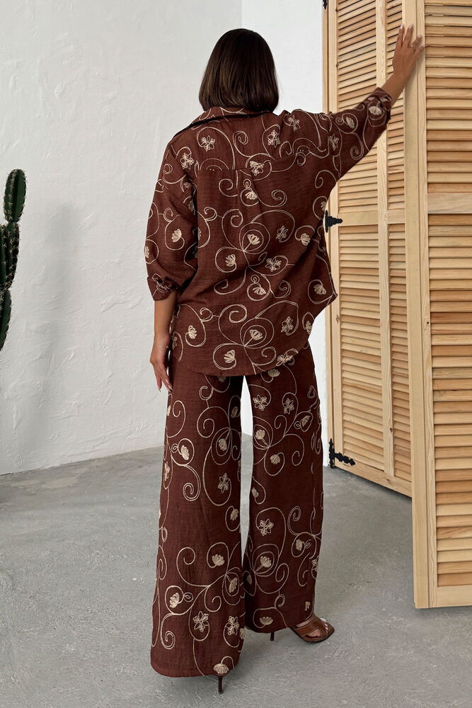 Ethnic Buttoned Palazzo Pants