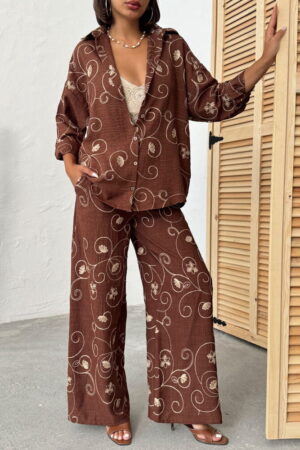 Ethnic Buttoned Palazzo Pants - Brand: Topshow - Women & Kids, Baby Clothes Wholesale - Globality Store