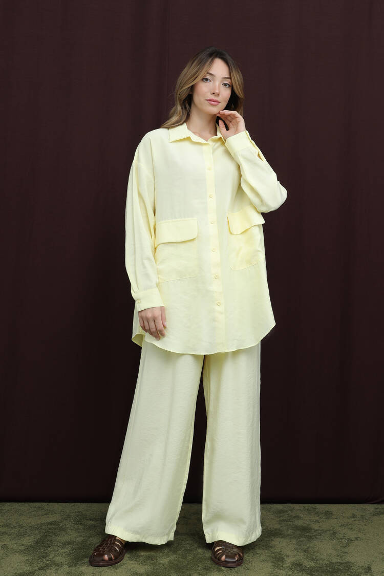Casual Elegant Set With Palazzo Pants - Brand: Puane - Women & Kids, Baby Clothes Wholesale - Globality Store