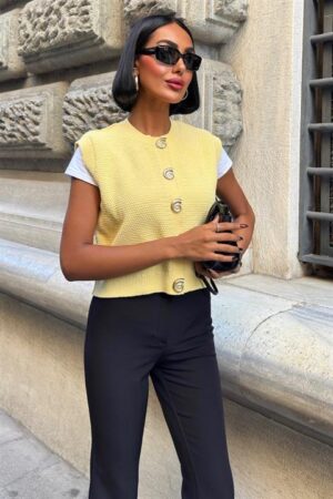 Casual Elegant Streetwear Vest - Brand: Sobe Istanbul - Women & Kids, Baby Clothes Wholesale - Globality Store