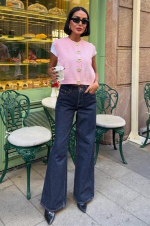Casual Buttoned Crop Vest - Brand: Sobe Istanbul - Women & Kids, Baby Clothes Wholesale - Globality Store