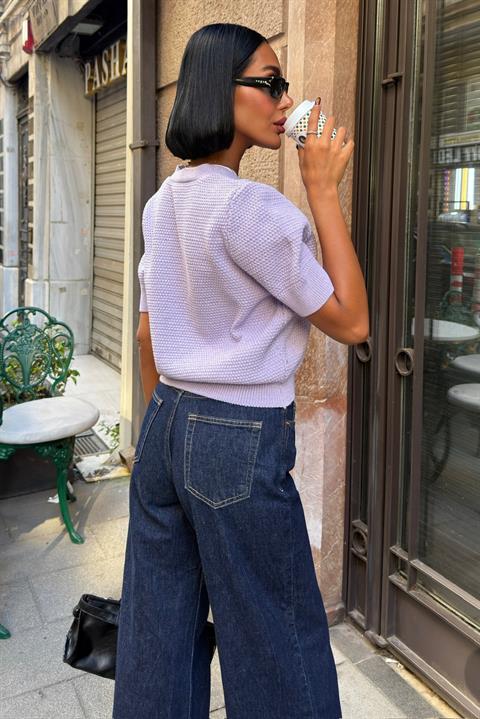 Purple Casual Preppy Elegant Vintage Cardigan