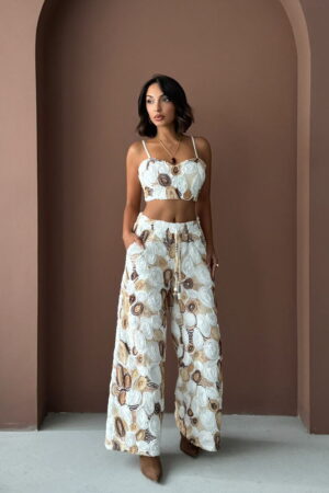 Palazzo Pants With Butterfly Pattern - Brand: Topshow - Women & Kids, Baby Clothes Wholesale - Globality Store