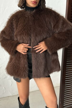 Fur Jacket - Brand: Topshow - Women & Kids, Baby Clothes Wholesale - Globality Store