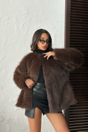 Fur Jacket - Brand: Topshow - Women & Kids, Baby Clothes Wholesale - Globality Store