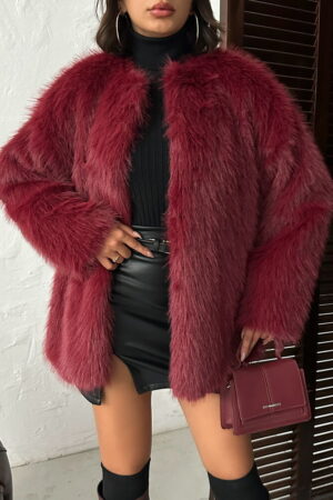Fur Oversized Glam Jacket - Brand: Topshow - Women & Kids, Baby Clothes Wholesale - Globality Store
