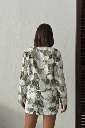 White Retro Single-Breasted Blazer Jacket - Brand: Topshow - Women & Kids, Baby Clothes Wholesale - Globality Store