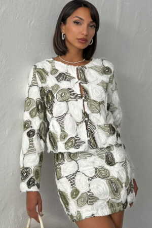 White Retro Single-Breasted Blazer Jacket - Brand: Topshow - Women & Kids, Baby Clothes Wholesale - Globality Store